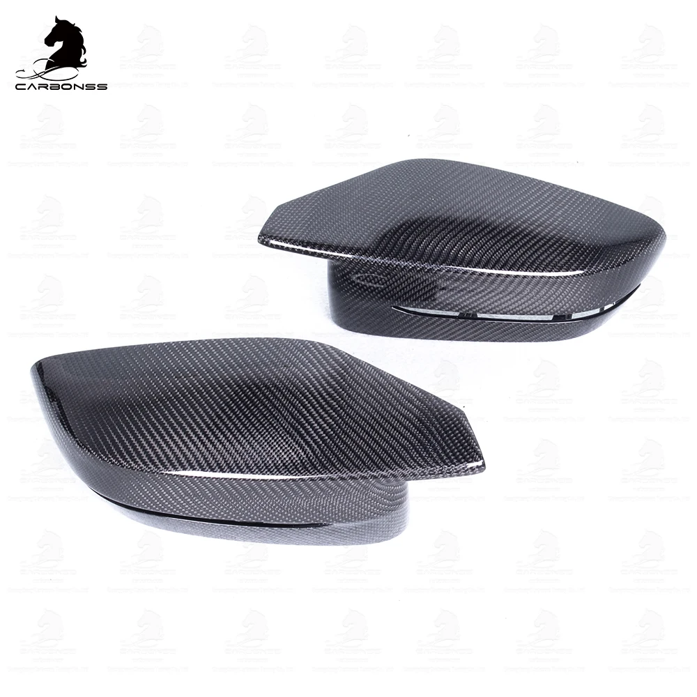 Auto mirror Carbon side replacement mirror cover G80 G82M3 M4 G87  LHD for BMW add on door mirror cover 2023+