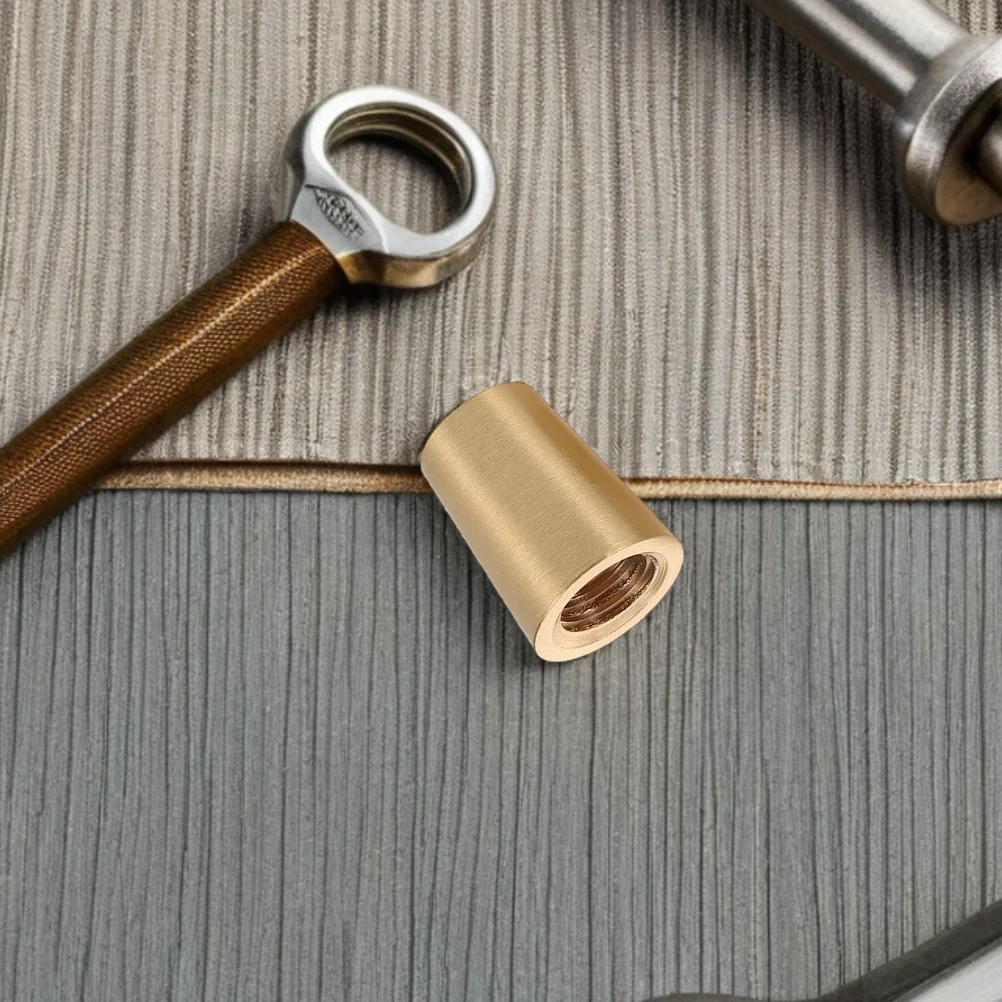 

8 pcs Brass Tray Feet Wood Base Copper Foot Pads For Furniture Leveling Display Stand Cabinet Leg Protectors Table Floor