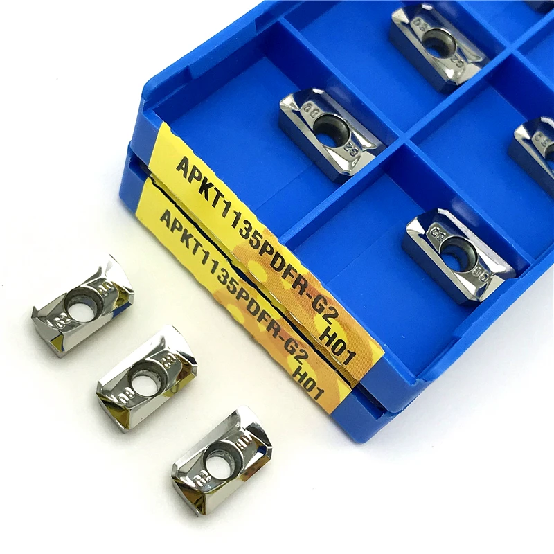 Outil de tournage d'insertion de fraisage furt able APKT1003 PDFR MA H01, insert de tournage en aluminium, CNC, outil de tour en cuivre, inserts Apkt 1003