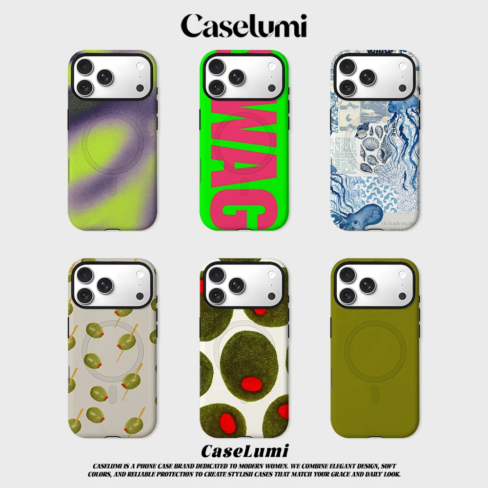 CaseLumi Matte Bumper for Magsafe Case for IPhone 17 16 15 1
