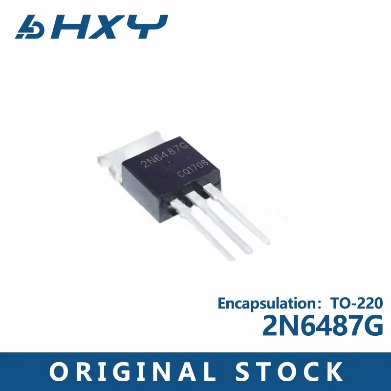 10PCS 2N6487G TO-220 in-line TO-220 package NPN single bipolar transistor MOS field effect tube