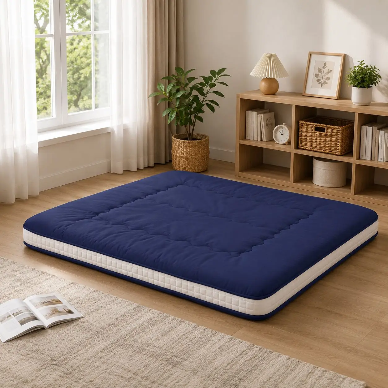 Portable Japanese Futon Bed Factory Price Soft Folding Floor Mattress