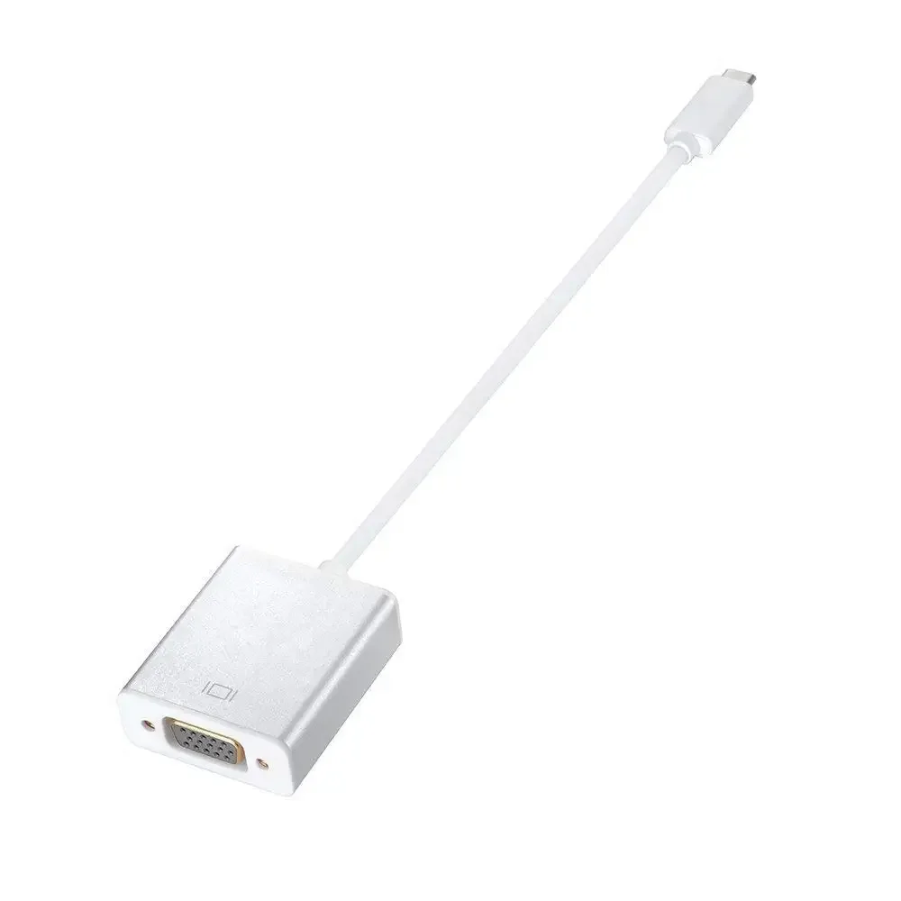 Adapter USB C Thunderbolt3 na D-SUB VGA Kabel konwertujący typu C męski na VGA żeński do Macbooka Chromebook PC Monitor Projektor