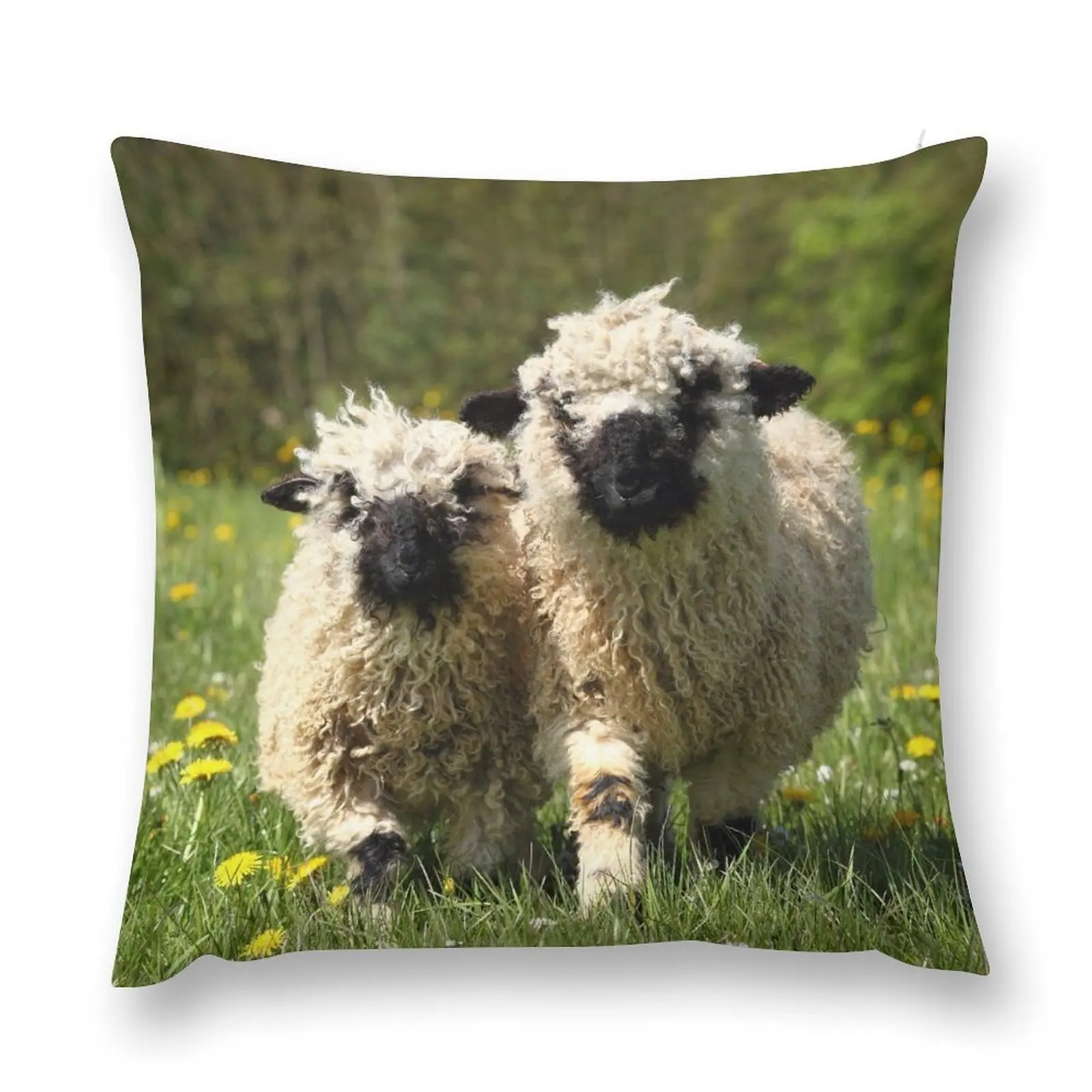 Valais black-nosed sheep Throw Pillow Christmas Throw Pillows Covers Pillowcase Sofa Cushion Cover pillow