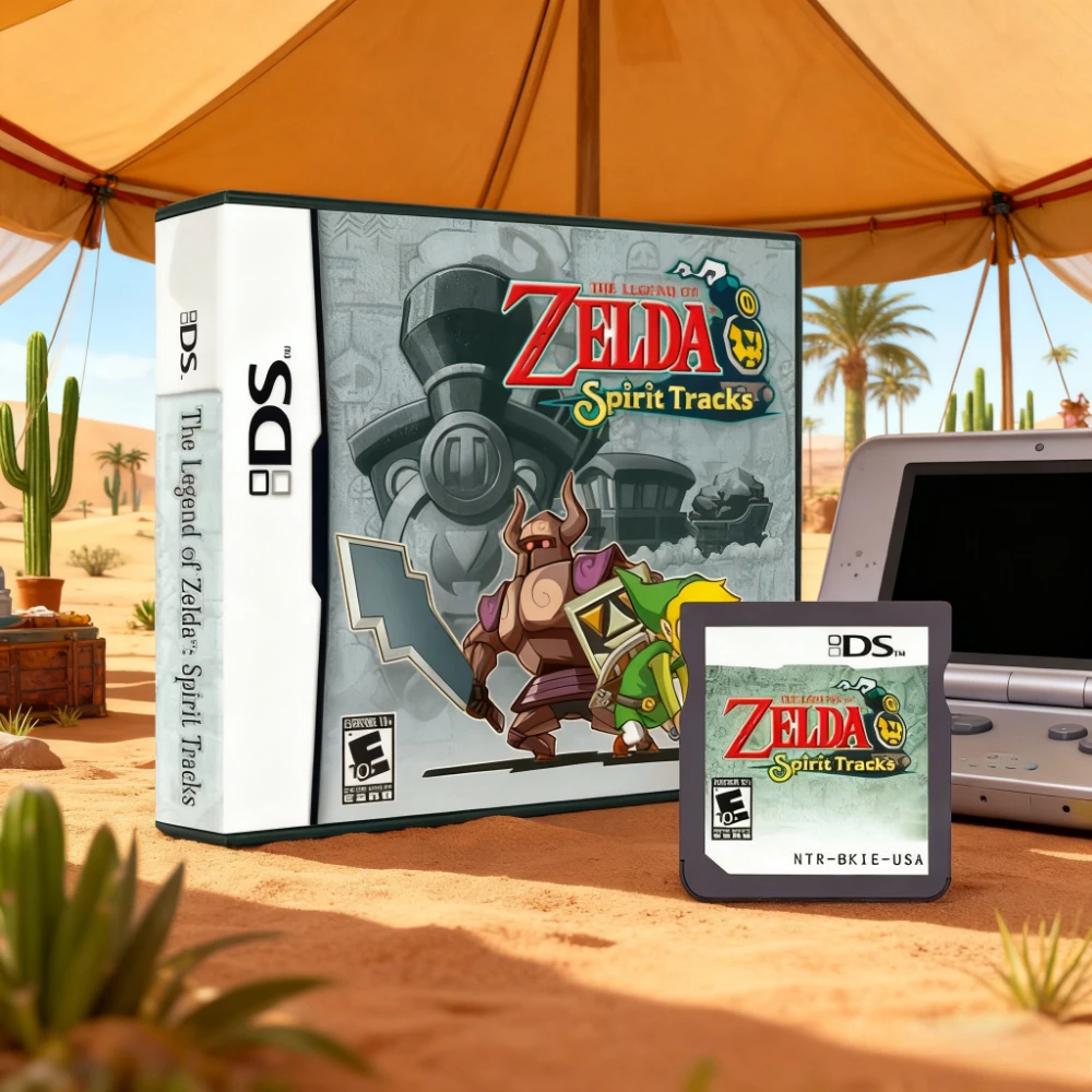 

NDS Game Card The Legend of Zelda Series Card The Legend of Zelda: Spirit Tracks USA Version (R4 Card Version) for NDSL 2DS 3DS