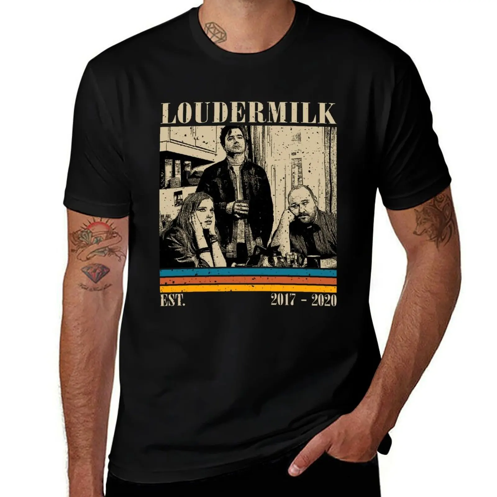 

Retro Loudermilk Series T-Shirt tees custom t shirt plus sizes luxury t-shirt clothing for men