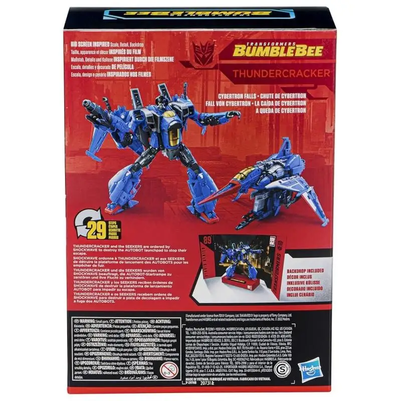 TAKARA TOMY Transformers Toys Studio Series 89 Voyager Class Bumblebee Thundercracker 6,5-Zoll-Actionfigur Geschenk SS89