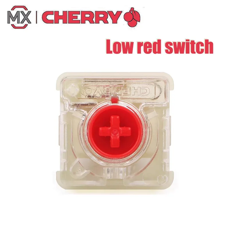 CHERRY Low Red Switch Fast Trigger Linear Factory Lubrication HIT BOX Stable Mechanical Keyboard Switches for QANBA DOIO 8BITDO