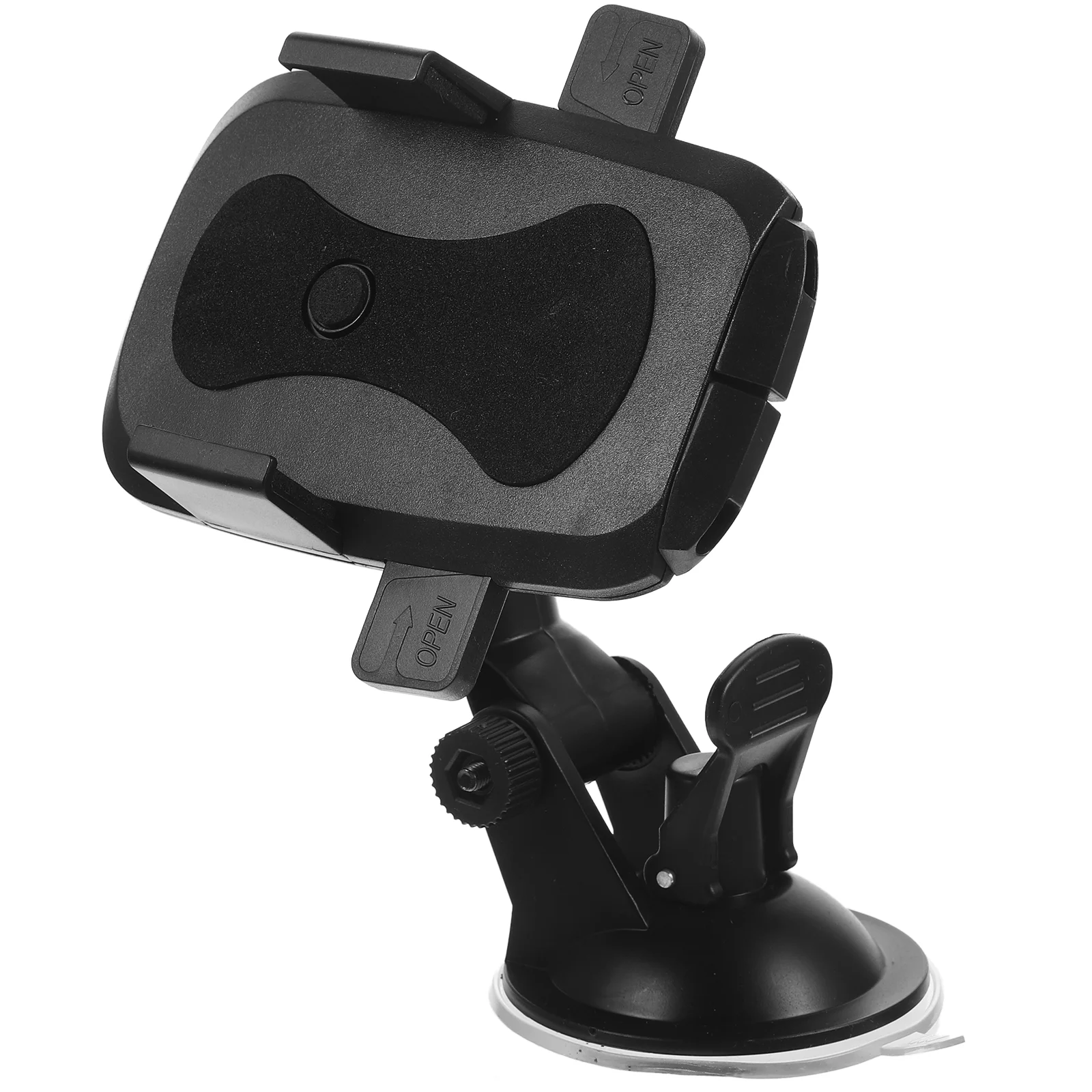 Car Phone Mount Holder Support Windshield Dashboard Universal Car Mobile Phone Cradle for Smartphone and GPS (Black)