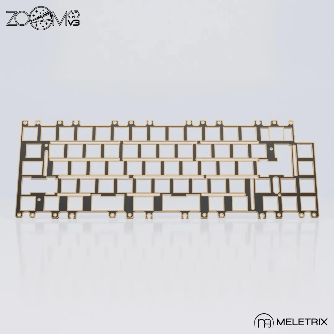 ZOOM65 V3Keyboard Accessories Carbon Fiber/fr4/copper/aluminum/pc/pom Positioning Board Customized PCB for Mechanical Keyboard