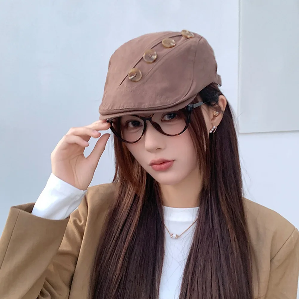 

Trendy Breathable Beret Retro Windproof Newsboy Cap Forward Hat Unisex