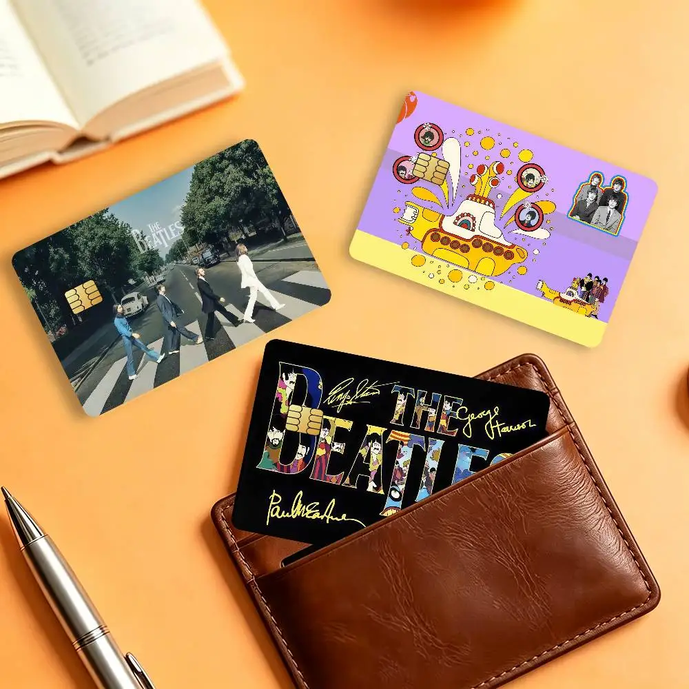 Band The B-Beatles Laser Card Stickers For ID Cards Transit With Daily Commute School library Door Bank