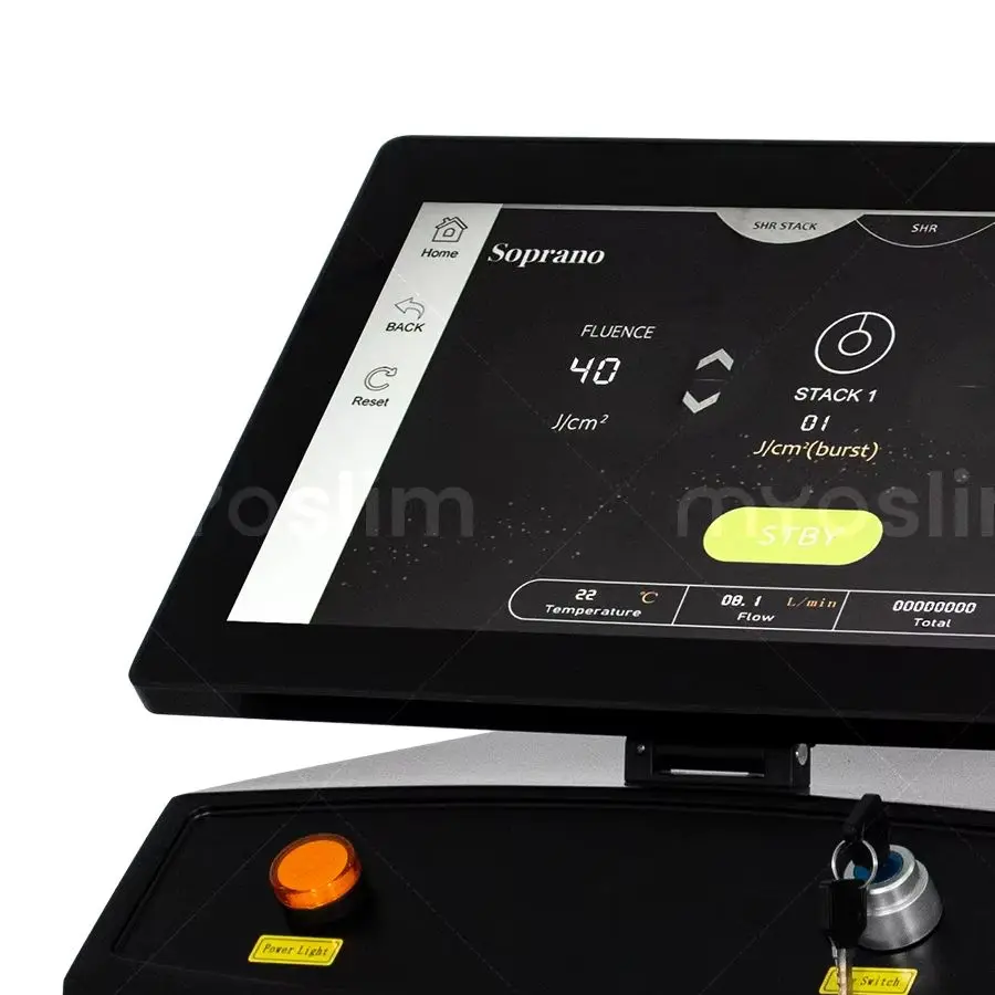 6000W FAC Collimation  Removal Machine  Technology Sapphire Ice Cooling Foldable HD Touch Screen
