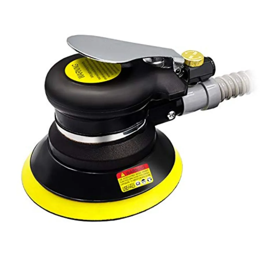 

Air Random Orbital Sander, 5"6"Vacuum Air Sander, Dual Action Pneumatic Sander include5 inch 6 Inch Pads and sandpaper, Polishe