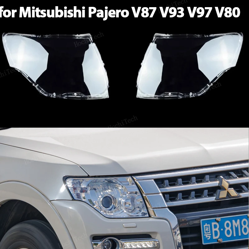 

Car Headlight Cover Lampshade HeadLamp Clear Bright Shell Cover for Mitsubishi Pajero V87 V93 V97 V80 NS NT NW NX Exceed 2007-20