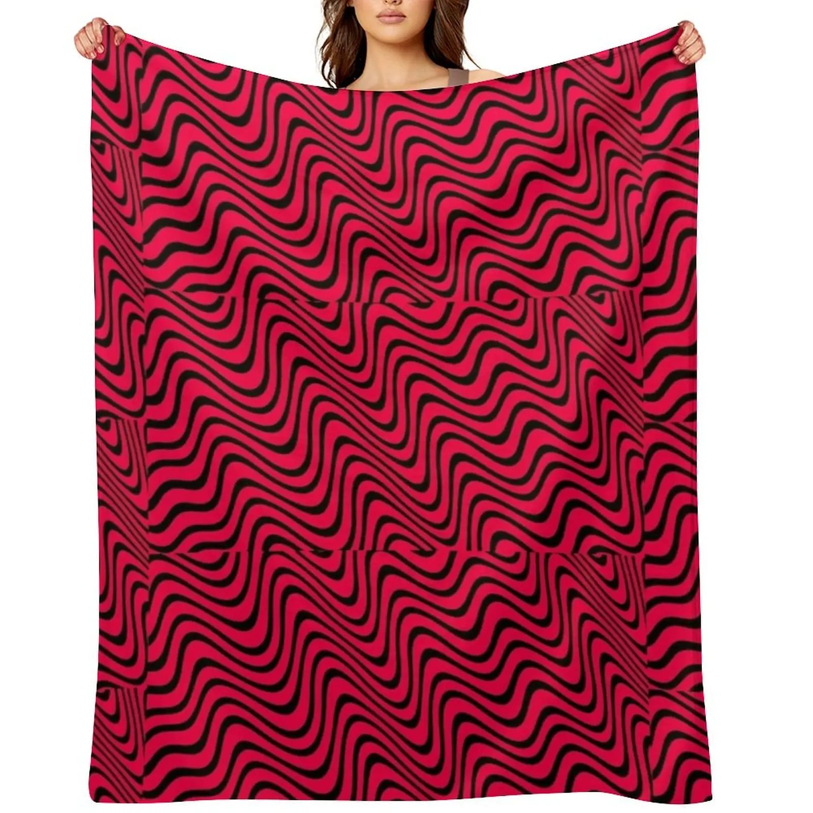 

PewDiePie Red And Black Throw Blanket warm winter halloween For Sofa Thin Soft Big Blankets