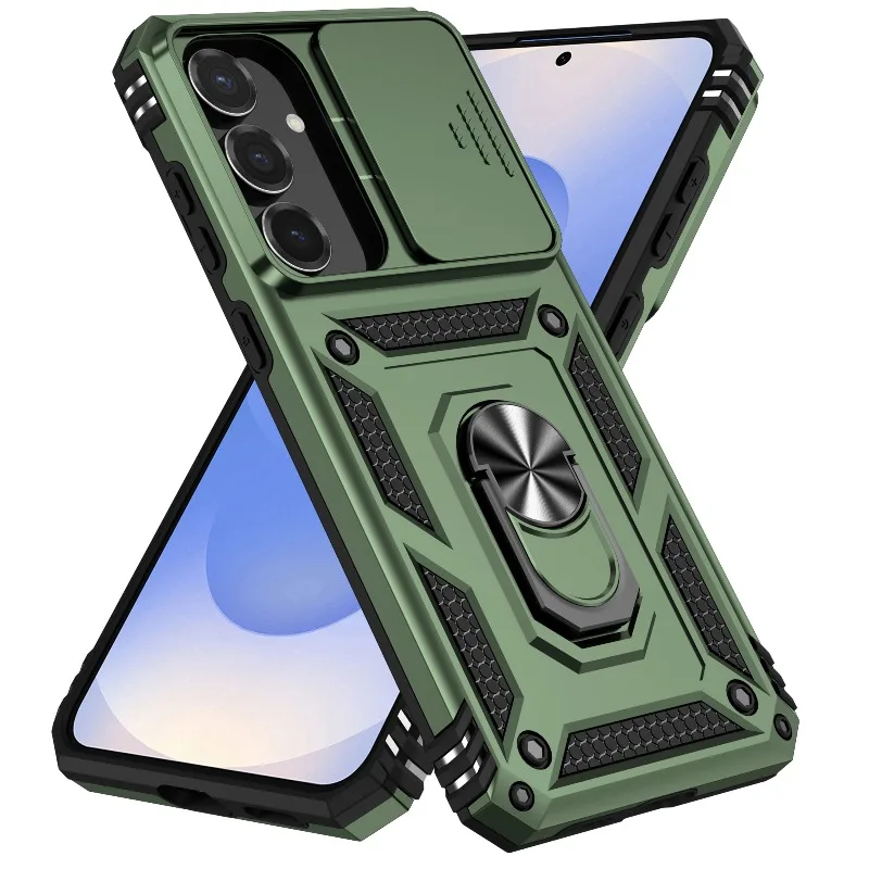 Stand Rotating Slide Camera Lens Military Grade Armor Case F