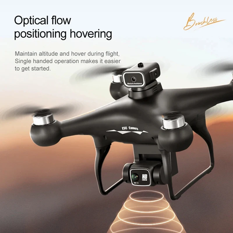 S116 Drone 5G Wifi 4K Profesjonalna kamera 8K HD Bezszczotkowa 360° ° Unikanie przeszkód Przepływ optyczny RC Składany quadcopter Zabawki + torba