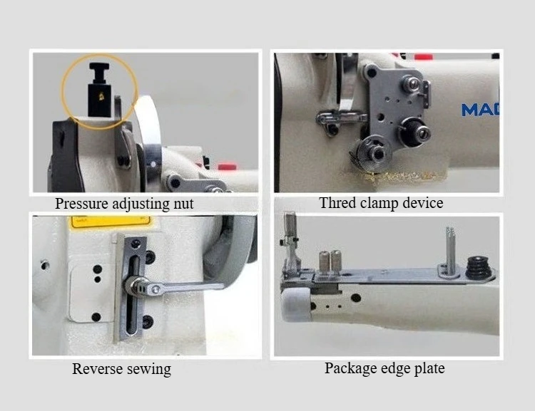 Sewing Machine Lockstitch Heavy Duty Walking Foot Cylinder Bed Horizontal Feed Binding Single Needle  MC335A