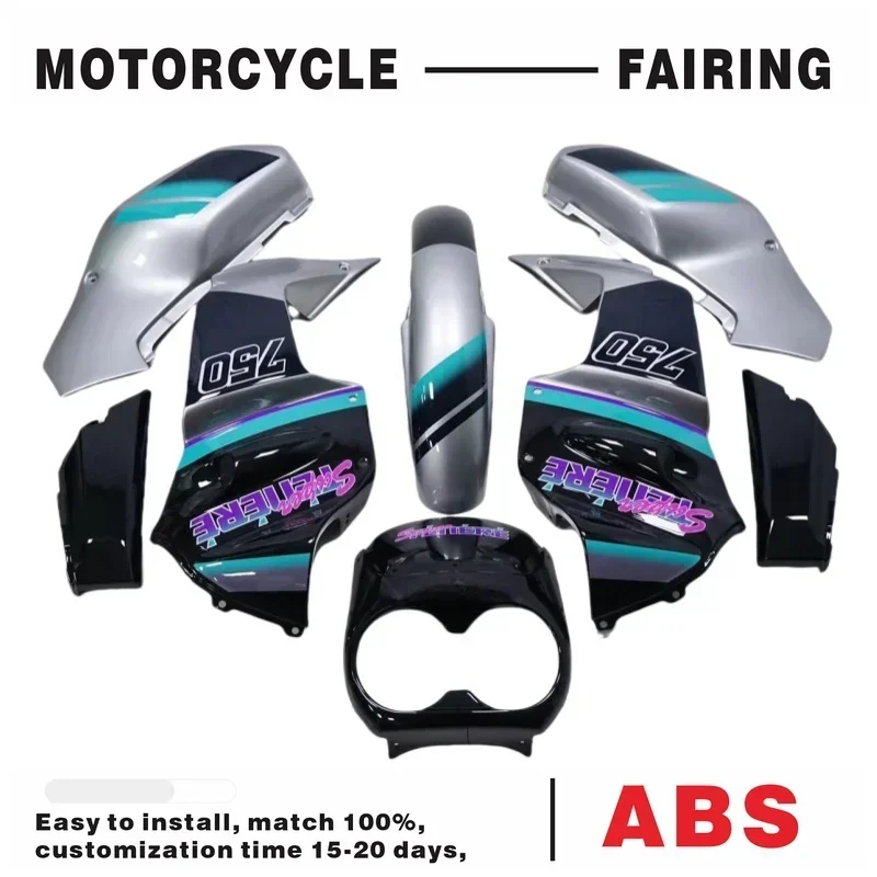 

Tenere700 XTZ 750 TENERE 750 Set Motorcycle fairing Black&silver Fits For YAMAHA