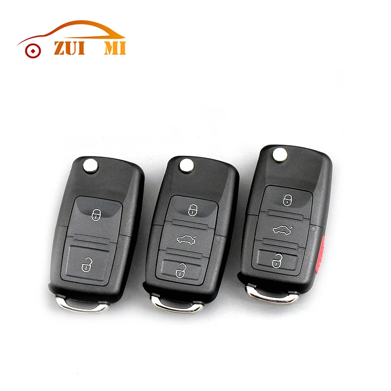 

Key Shell For Volkswagen VW POLO Tiguan Passat B5 B6 Golf EOS Scirocco Jetta MK6 Octavia 2/3/4 Bottons Car Key Case Key Housing