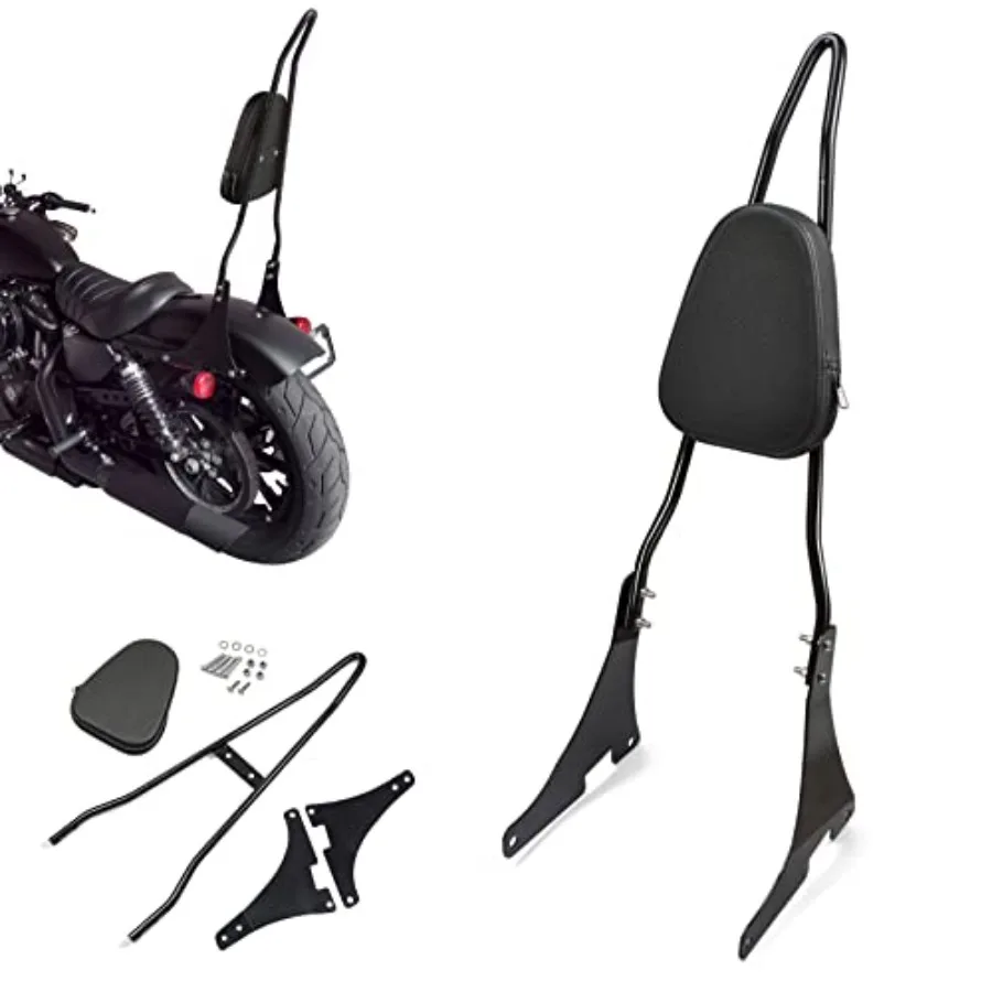 

Черная съемная накладка на спинку пассажирской штанги, совместимая с Harley Davidson Sportster XL1200 XL883 20042024