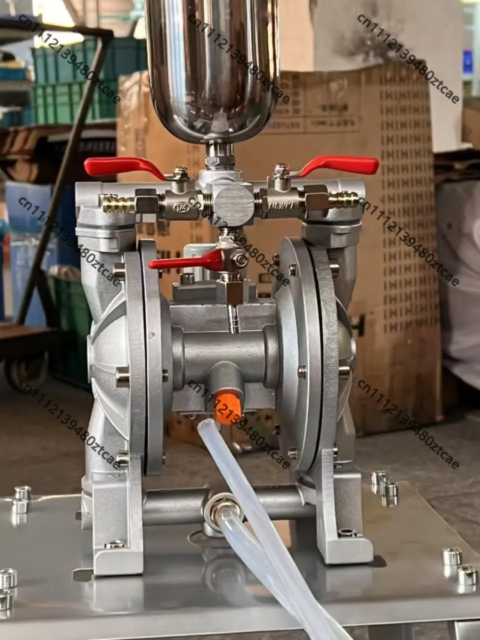 A10 Pneumatic Four Diaphragm Pump High Pressure Acid Alkali Resistant For Paint Spraying Transfer