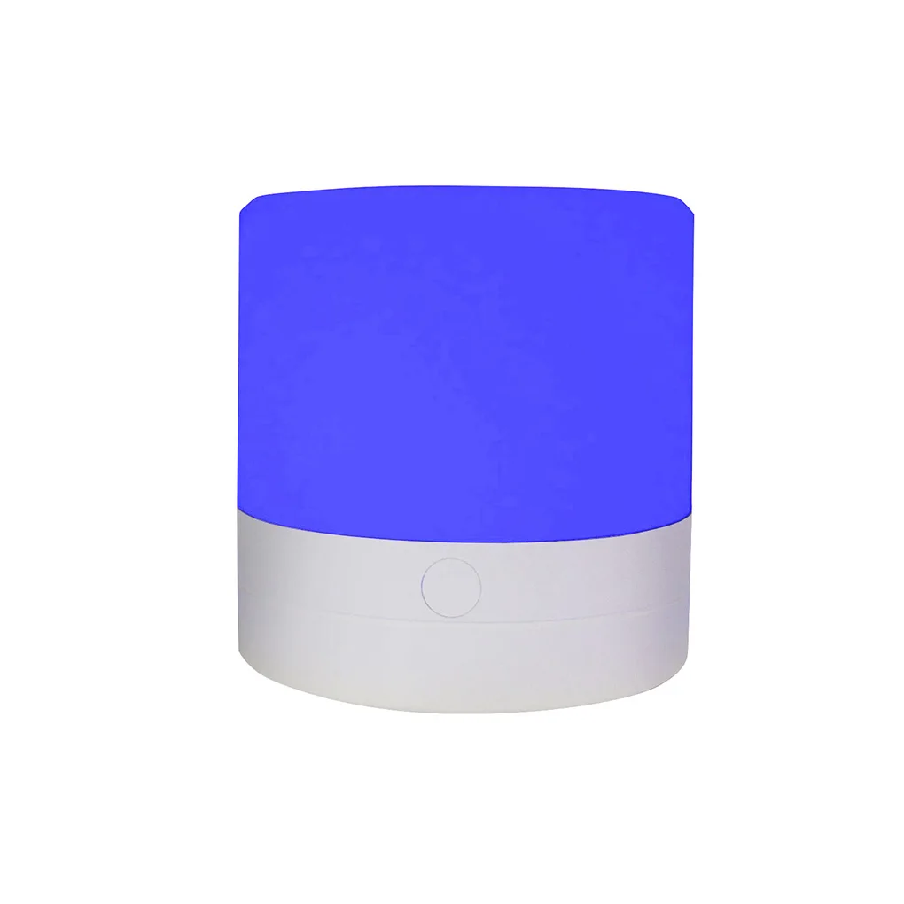 Lámpara de mesa ajustable, 7 colores claros, elegante, compacta, portátil y compacta, luz nocturna