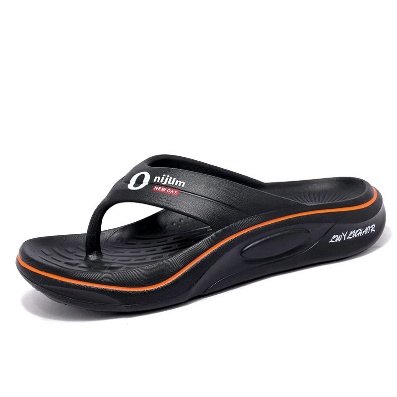 

Fashion Lightweight Men's Eva Slippers Summer Non-slip Wear-resistant Soft Sole Outdoor Flat Sandals Beach Use