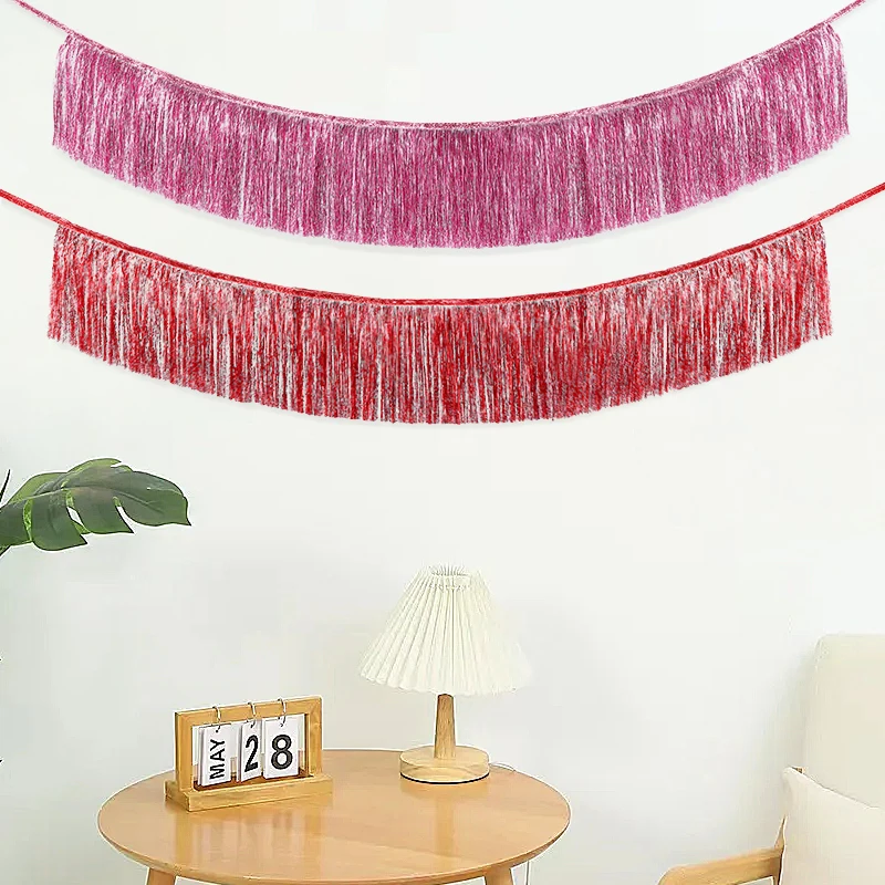 1.5M Foil Fringe Garland Ornam - Tinsel Garland Decoration review and price