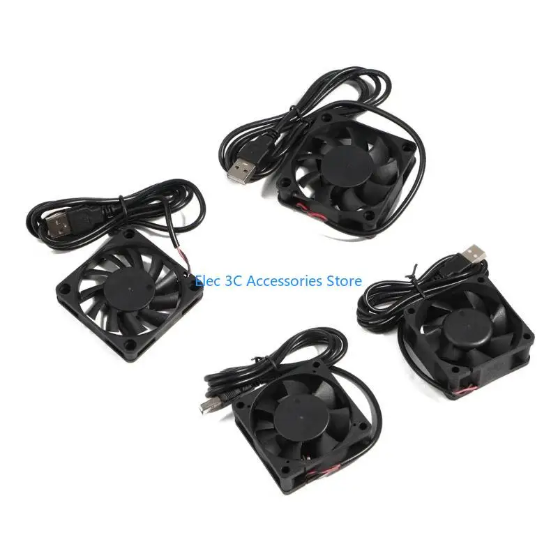 Y51A Oil Bearing 5V 60mm 6010 6015 6020 6025 Fan 60x60mm 6cm Cooling Cooler Fan