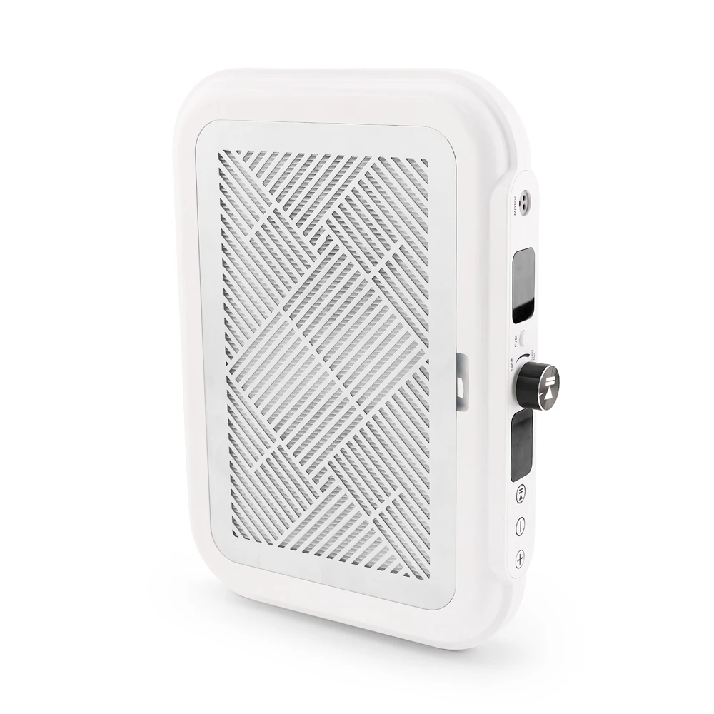 Elétrica forte sucção 170w coletor de pó do prego poderoso 2 ventiladores vácuo com broca do prego handpiece limpador de poeira ventiladores duplos