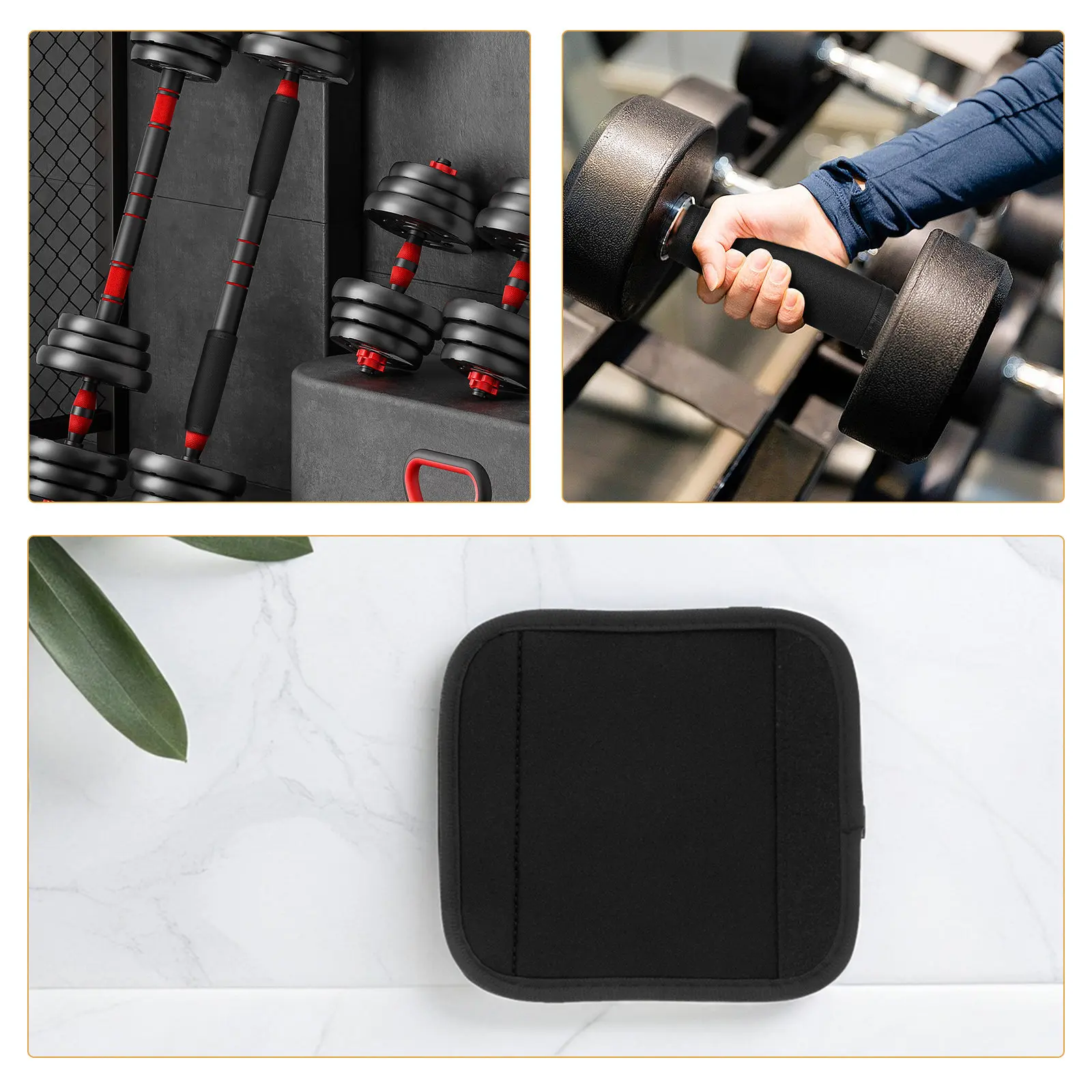 5pcs Thick Dumbbell Handles Grips Gym Dumbbell Grips Barbell Handle Wraps For Home Fitness Equipment Hand Protection
