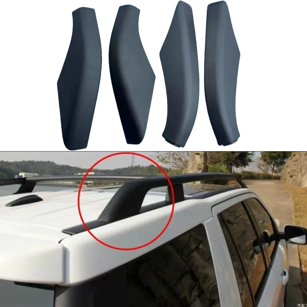 

4 Piece Roof Rack End Covers for Land For Rover 2 2006 2014 ABS Material Protective Trim to Maintain Roof Rail Integrity