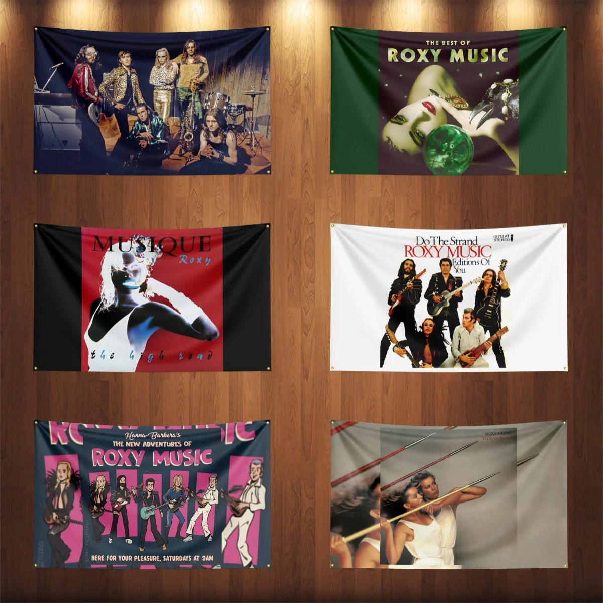 

3x5 Ft Heavy Rock Band R-Roxy Musics Flag Polyester Digital Printing Banner for Bedroom Wall Out Door Decoration