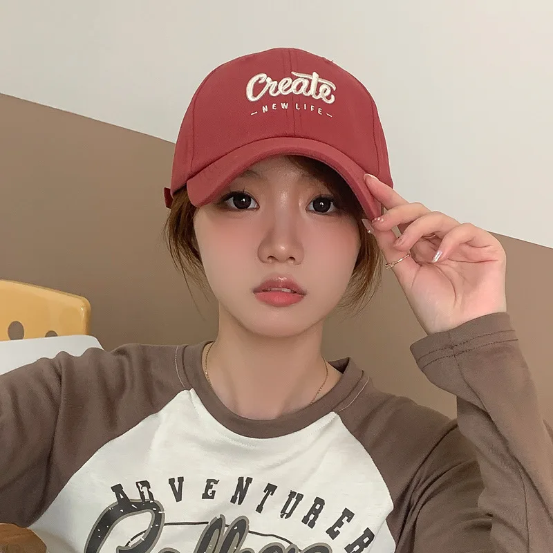 Fashion Summer Baseball Cap Women Men Adjustable Cotton Sport-cap Female Leisure Classic Big Brim Sunshade Hat Outdoor Male