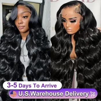 Body Wave Lace Front Wig 13x4 HD Transparent Lace Front Human Hair Wigs 13x6 Body Wave Brazilian glueless curly wigs human hair