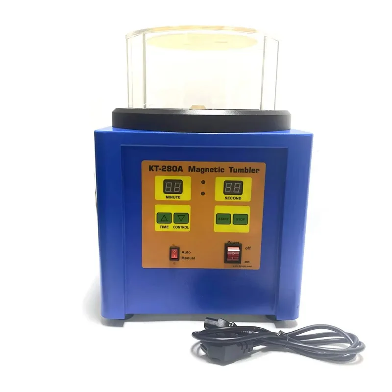 

KT-280A Large Jewelry Making Equipment Magnetic Polishing Machine Magnetic Finishing Tumbler