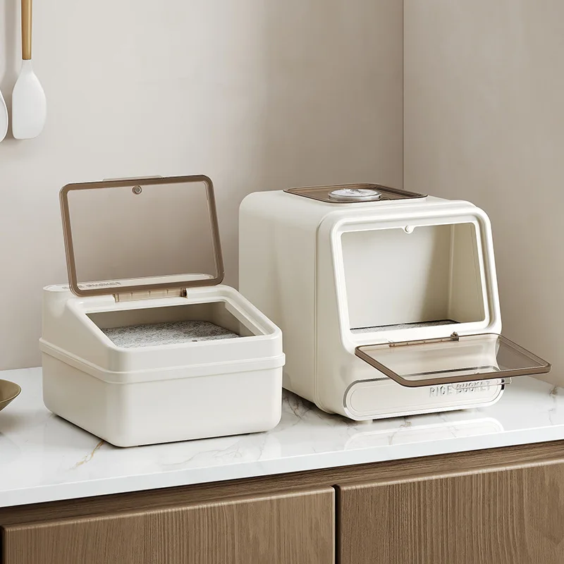 

household insect-proof and moisture-proof, sealed food grade, rice tank rice box, flour high-end storage tank rice storage box