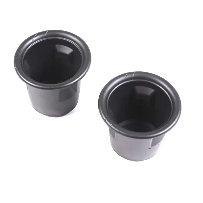 

For Nissan Pathfinder 2013-2018 TPE Black Car Console Water Cup Holder Storage Box Water Cup Holder Interior Car Accessories