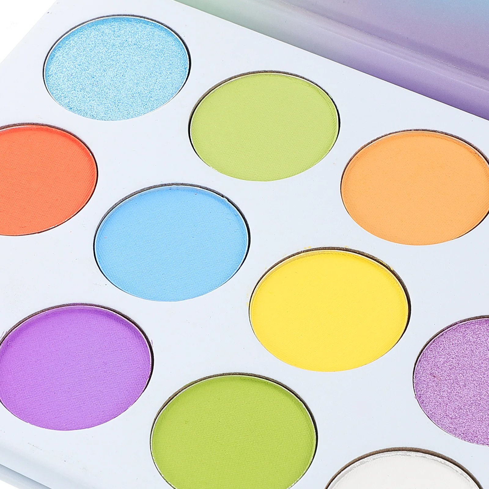 لوحة ظلال عيون ملونة غير لامعة مجموعة مكياج عيون محمولة تدوم طويلاً للنساء متعددة الألوان متدرجة لظلال العيون #6