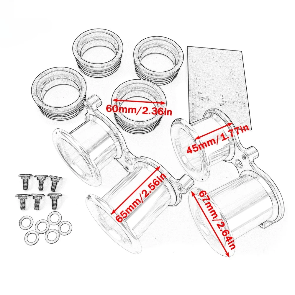 لكاواساكي Z900 Z900RS 2018-2024 دراجة نارية الرياح عالية تدفق علبة الهواء اكسسوارات كأس مدخل هواء #5