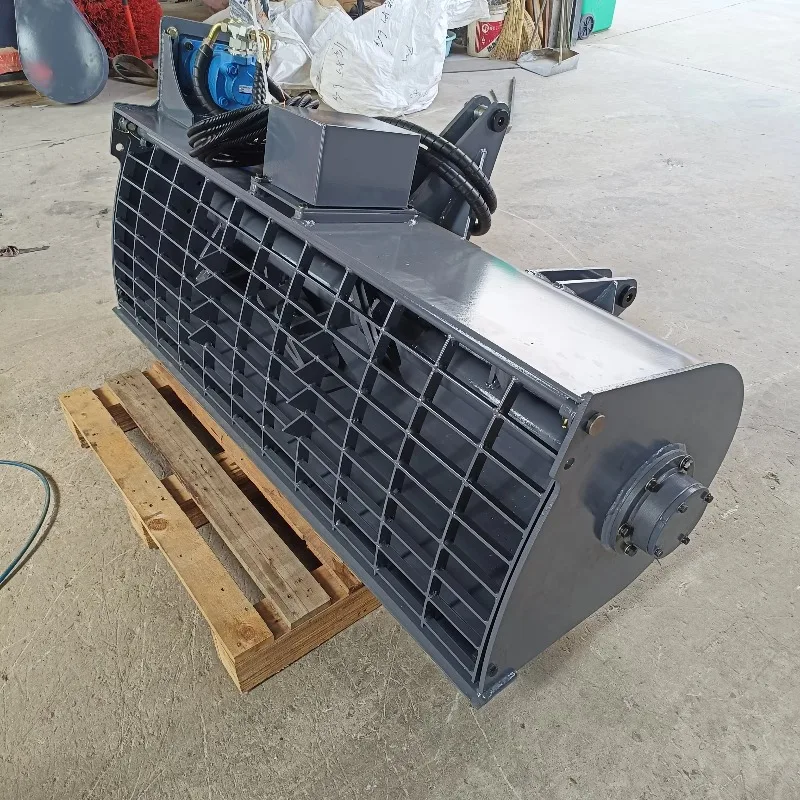 Skid steer loader Wheel loader Accessories Gray concrete mixer Bucket cement mixer