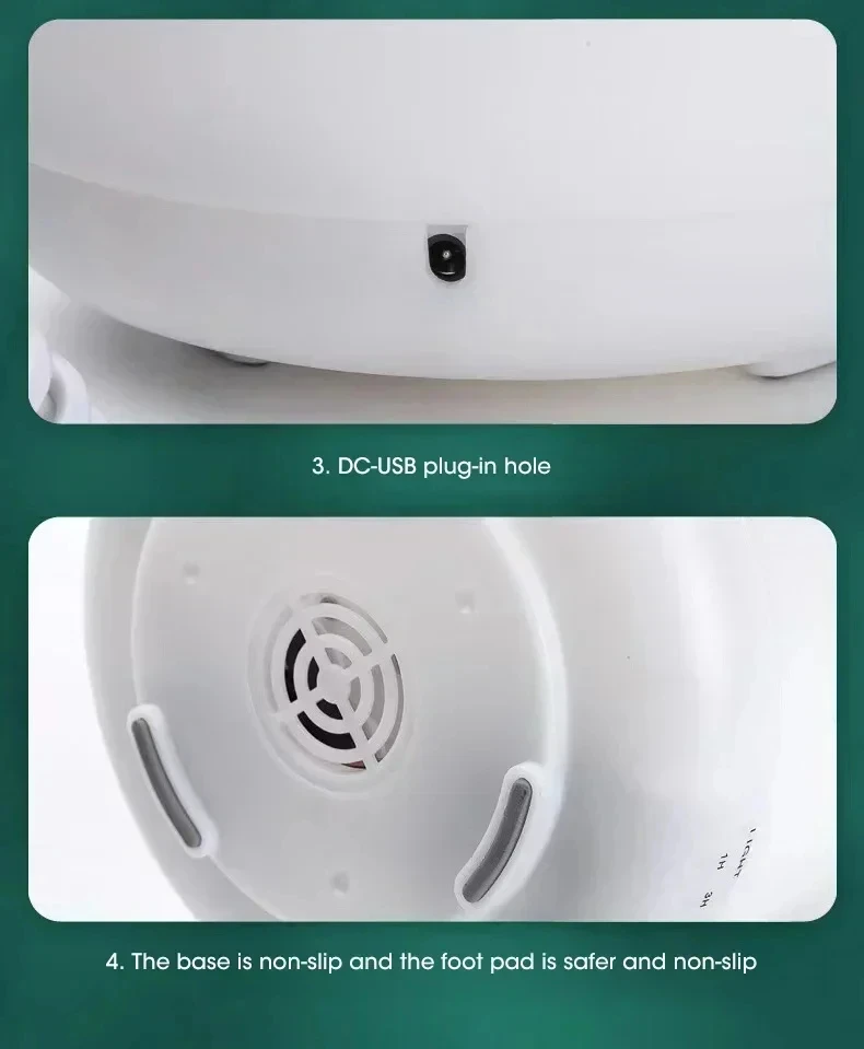500ML Mini Humidifier USB Wood Grain Aroma Diffuser, Air Humidifier with Colorful Night Lights, Essential Oil Diffuser Machine