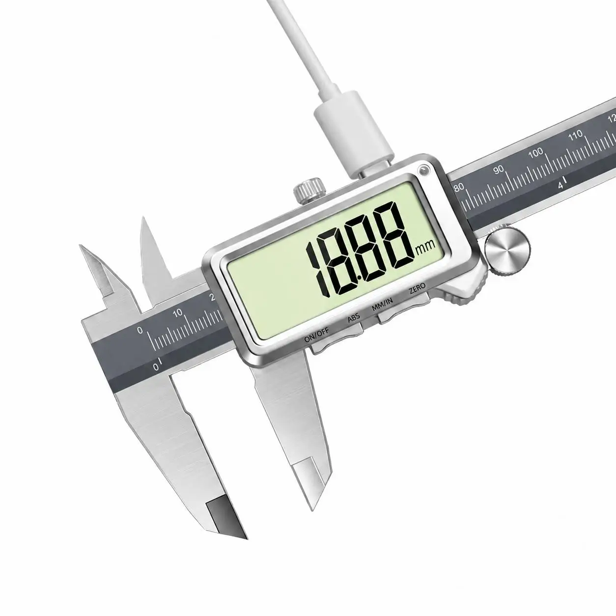 Rechargeable Digital Vernier Caliper 150mm Stainless Steel Measuring Tool Precision Micrometer for Woodworking Jewelry Home DIY