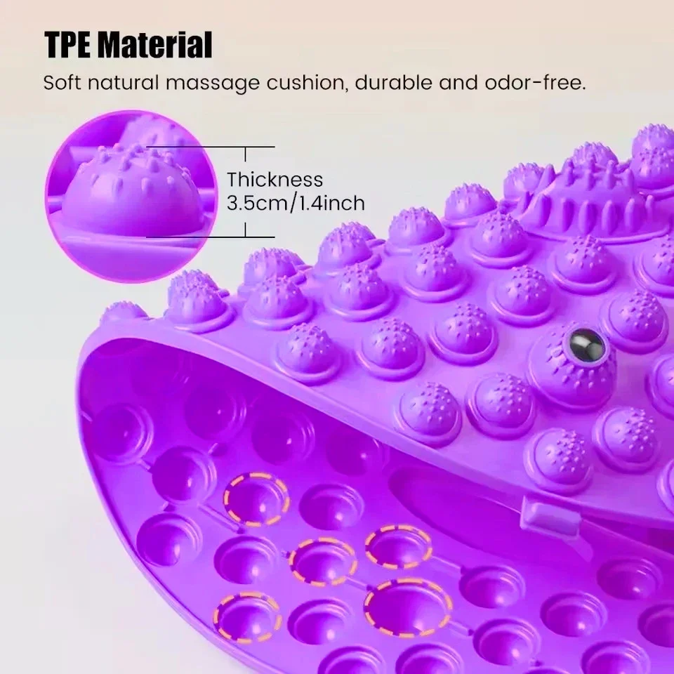 Tabla de Acupuntura No Tóxica con Púas para Masaje de Pies, Equipo de Fitness y Relajación Corporal
