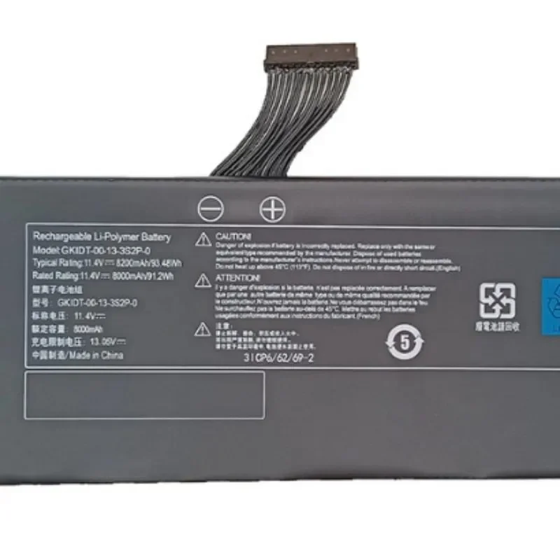 [NEW] 11.4V 93.48Wh GKIDT High-quality Laptop Battery for Mechanical Revolution for QC7 LAPQC71A LAPQC71B Battery