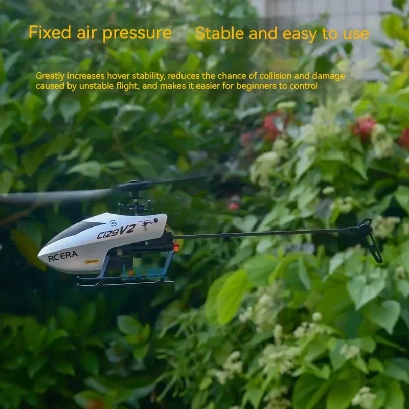 

C129V2 RTF 2.4GHz RC Helicopter 6-axis Gyroscope One Click 3D Flip Remote Control Aircraft Model RC Plane Kid Toys Birthday Gift