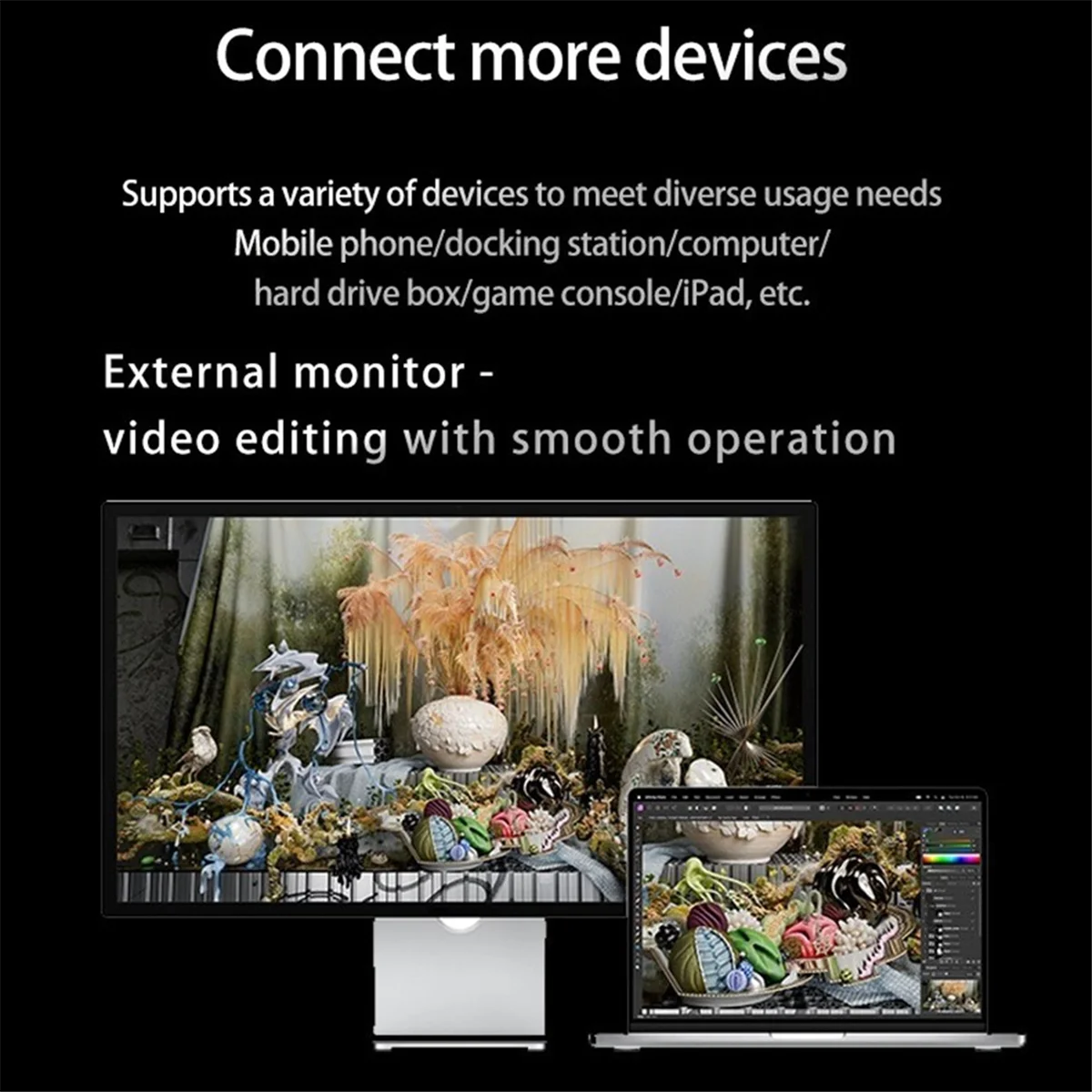 Cable de datos de carga rápida para iPhone, Cable USB tipo C a tipo C PD240W, para Thunderbolt 4, 40gbps, 8K60Hz, USB-C, 1M