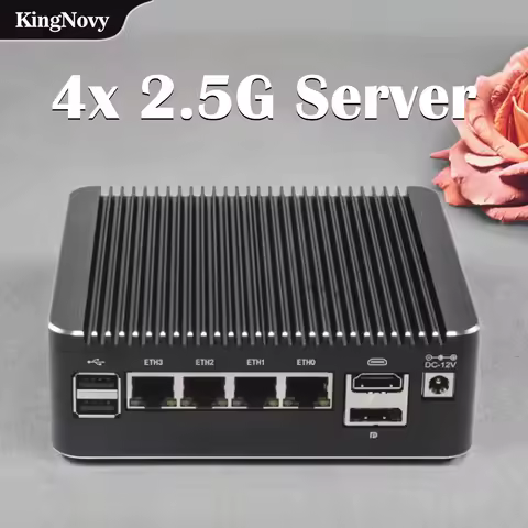 Fanless Firewall Mini PC, Intel N150, i5-8250U, Pentium 6405U, 4417U, 4x2.5G LAN, pfSense, OPNsense, Home Server, Soft Router